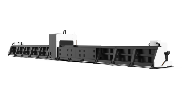 Машина для лазерной резки труб с тремя патронами (боковое крепление для резки под углом)