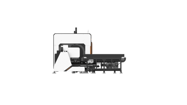 Машина для лазерной резки труб с тремя патронами (боковое крепление для резки под углом)