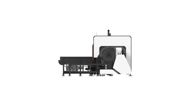 Машина для лазерной резки труб с тремя патронами (боковое крепление для резки под углом)