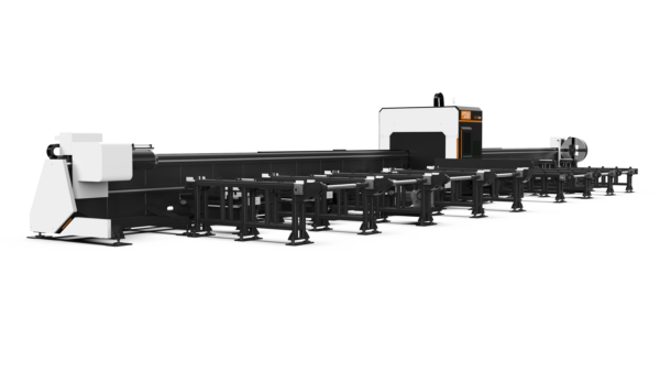 Машина для лазерной резки труб с тремя патронами (боковое крепление для резки под углом)