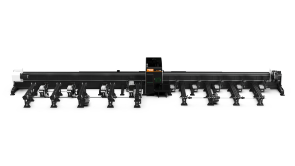 Машина для лазерной резки труб с тремя патронами (боковое крепление для резки под углом)